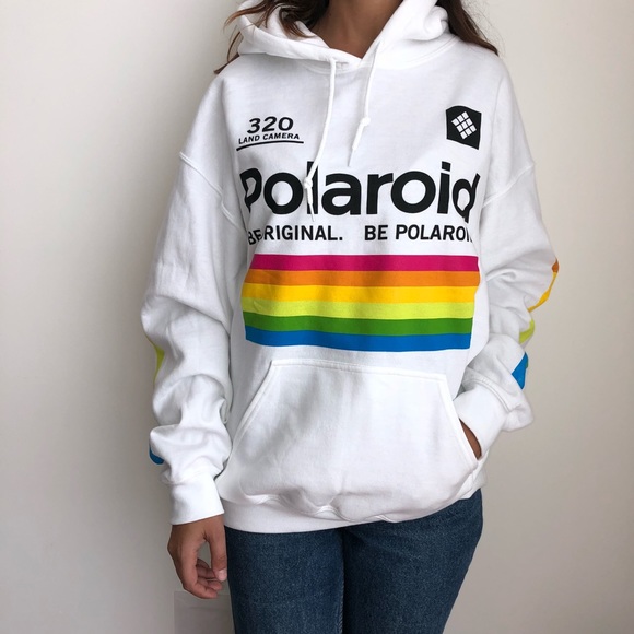 Polaroid sweatshirt white Clearance